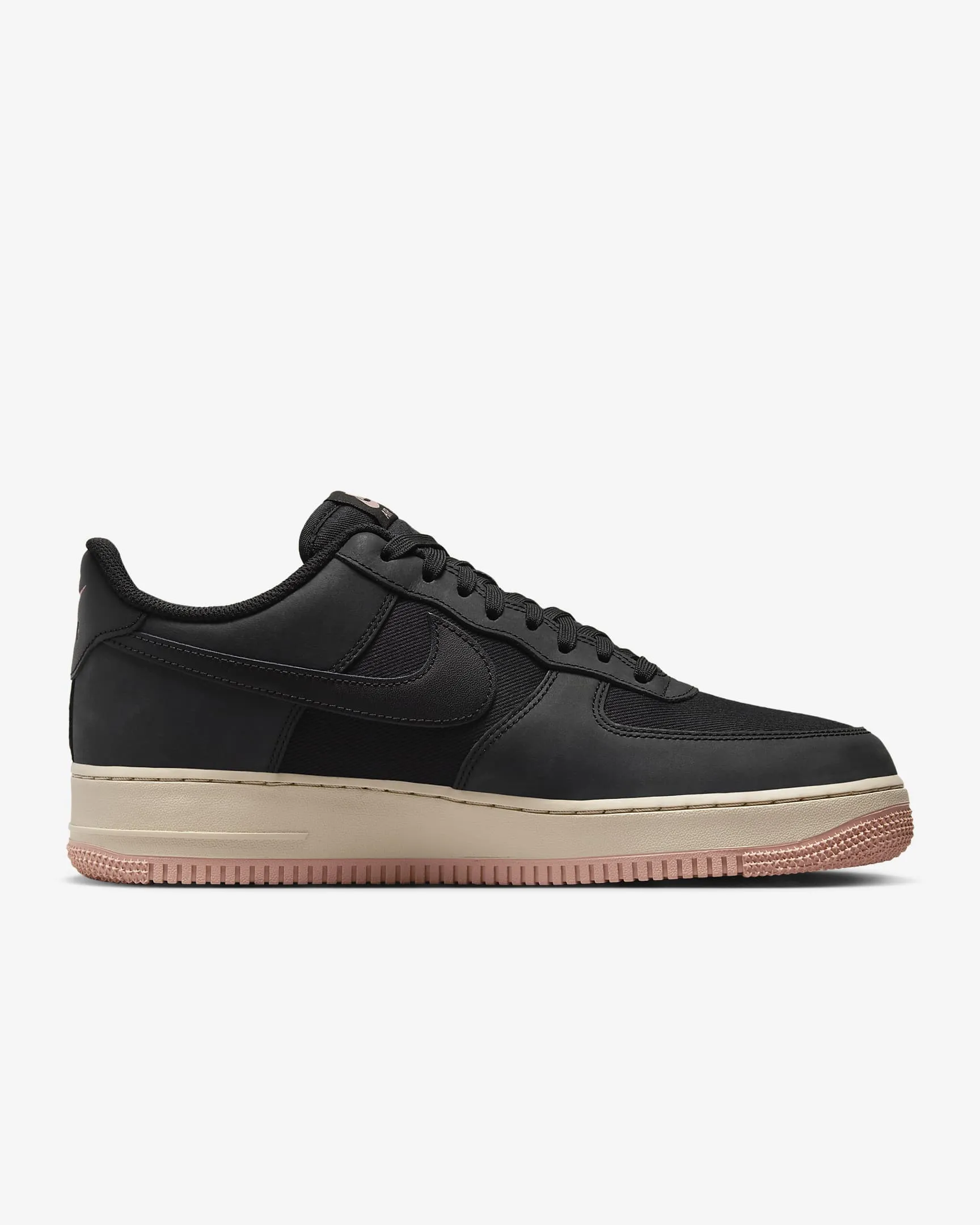 Nike Air Force 1 '07 LX M - Black / Black / Red Stardust