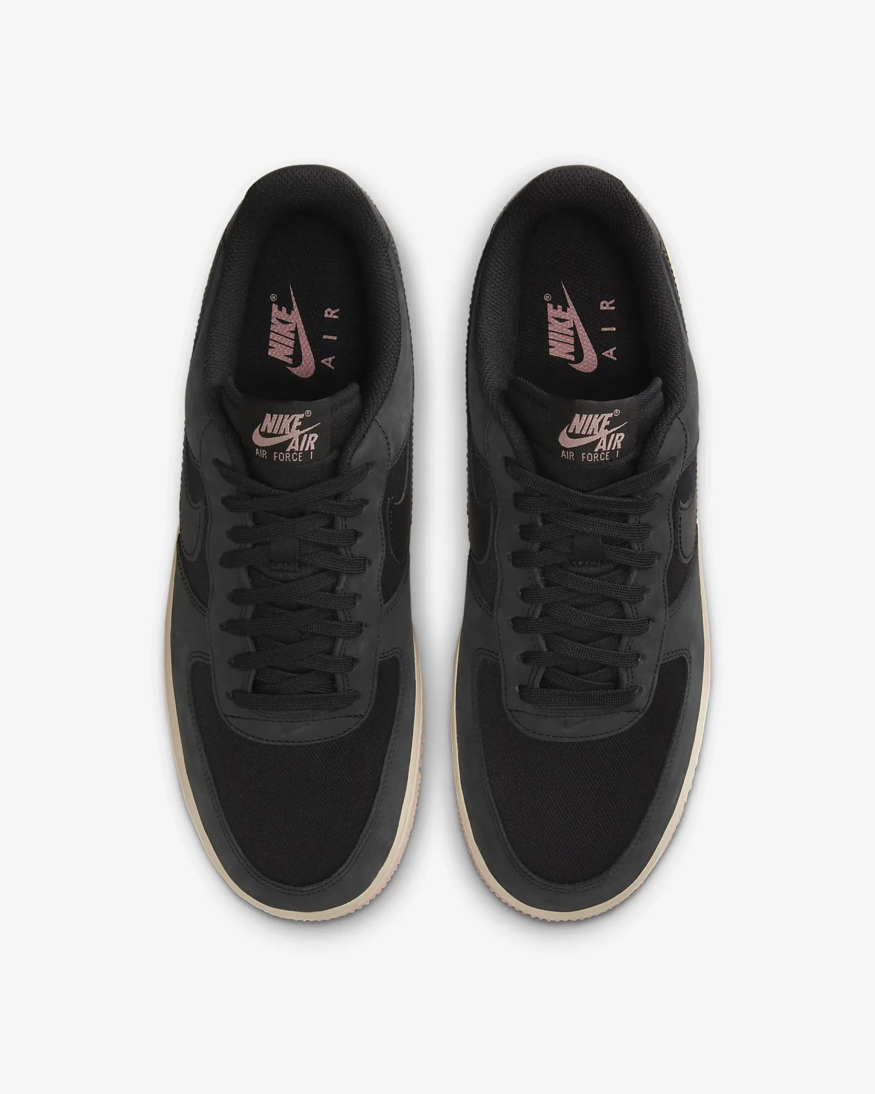 Nike Air Force 1 '07 LX M - Black / Black / Red Stardust