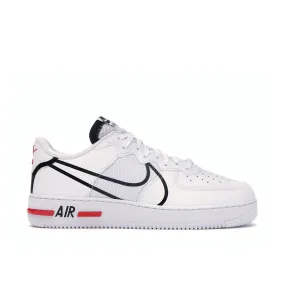 Nike Air Force 1 Low React White Black Red | CD4366-100 | Laced