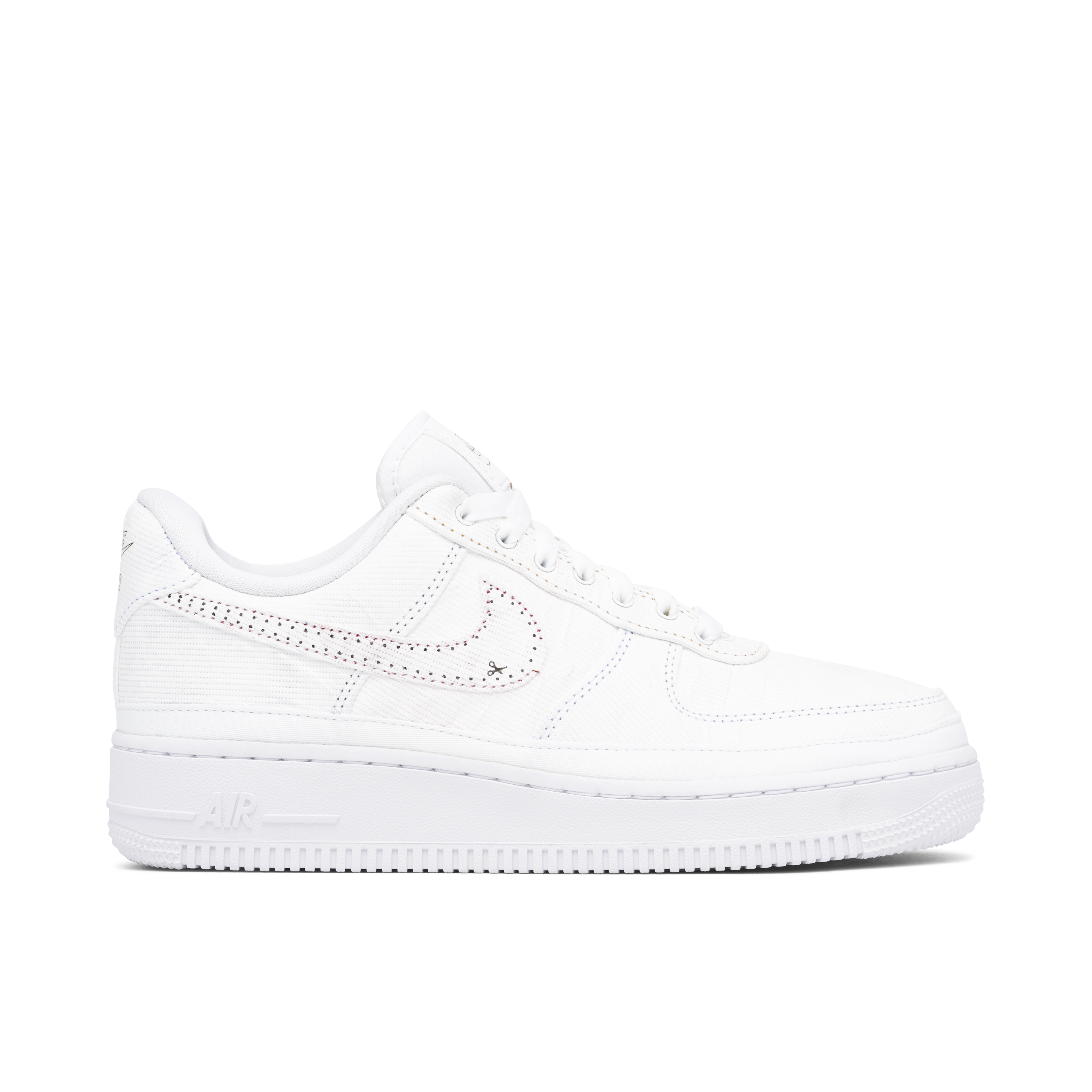 Nike Air Force 1 LX Tear Away Red Swoosh Womens | CJ1650-101 | Laced