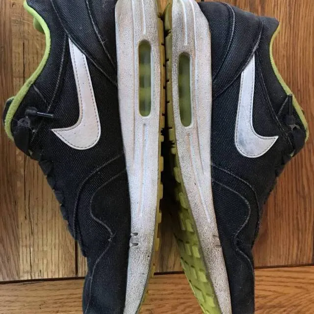 Nike Air Max 1 Black/Green Size 11