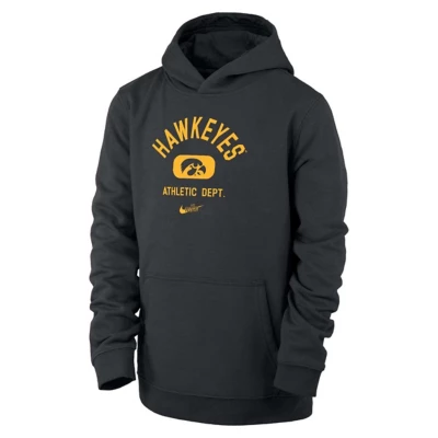 Nike Kids Iowa Hawkeyes Club Circle Hoodie