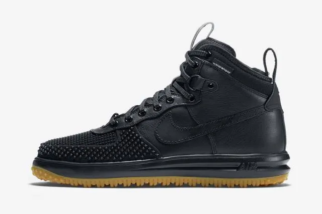 NIKE LUNAR AIR FORCE 1 DuckBoot Black Gum DUCK BOOT 805899-0