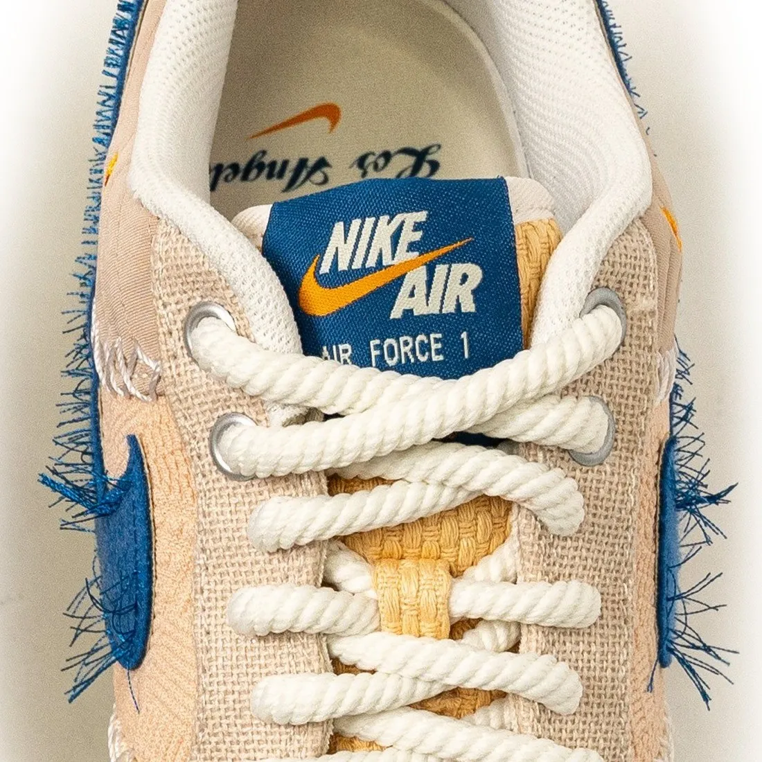 Nike Men Air Force 1 '07 Prm (sail / dk marina blue-coconut milk)