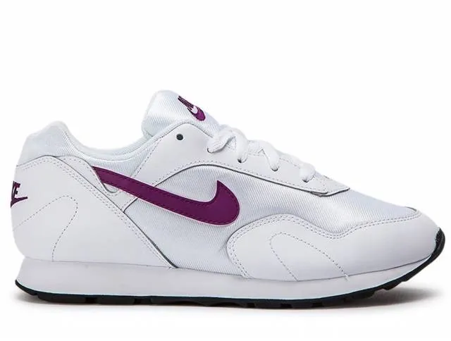 Nike Outburst Sneakers White/Bright Grape 7.5 WMNS