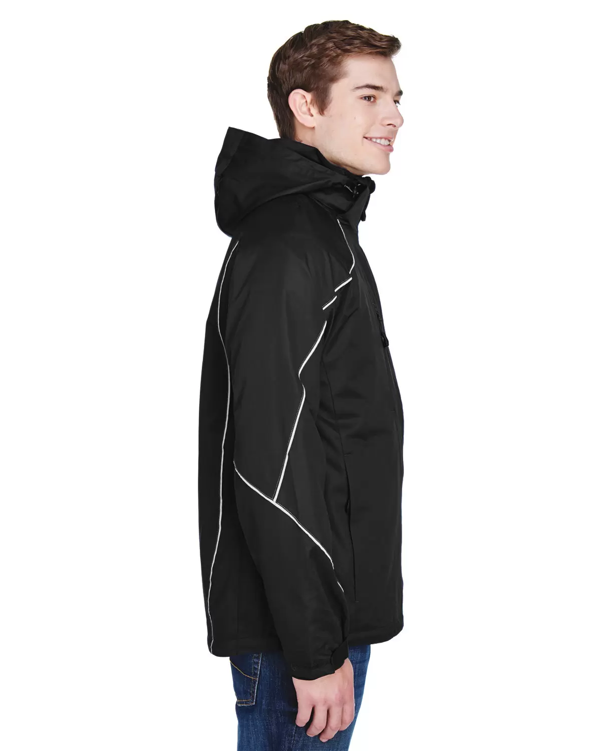 North End 88196T Men's Tall Angle 3-in-1 Jacket with Bonded Fleece Liner SKU: 88196T