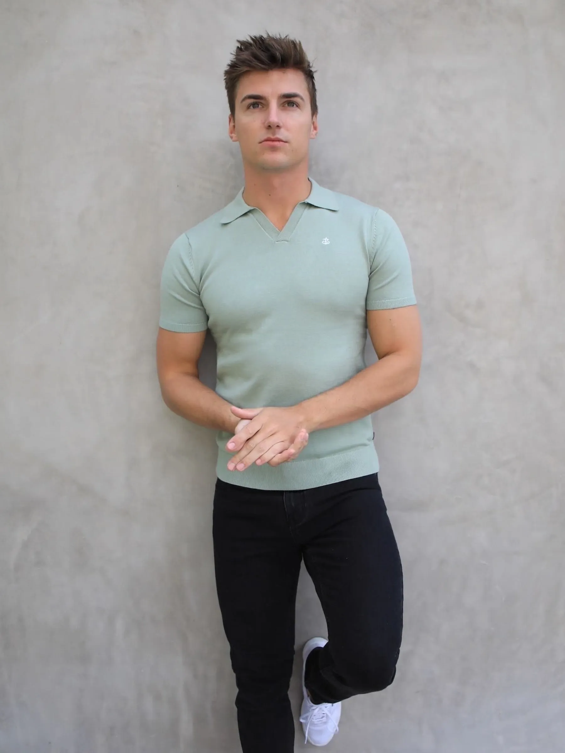 Oakland Polo Shirt - Sage Green