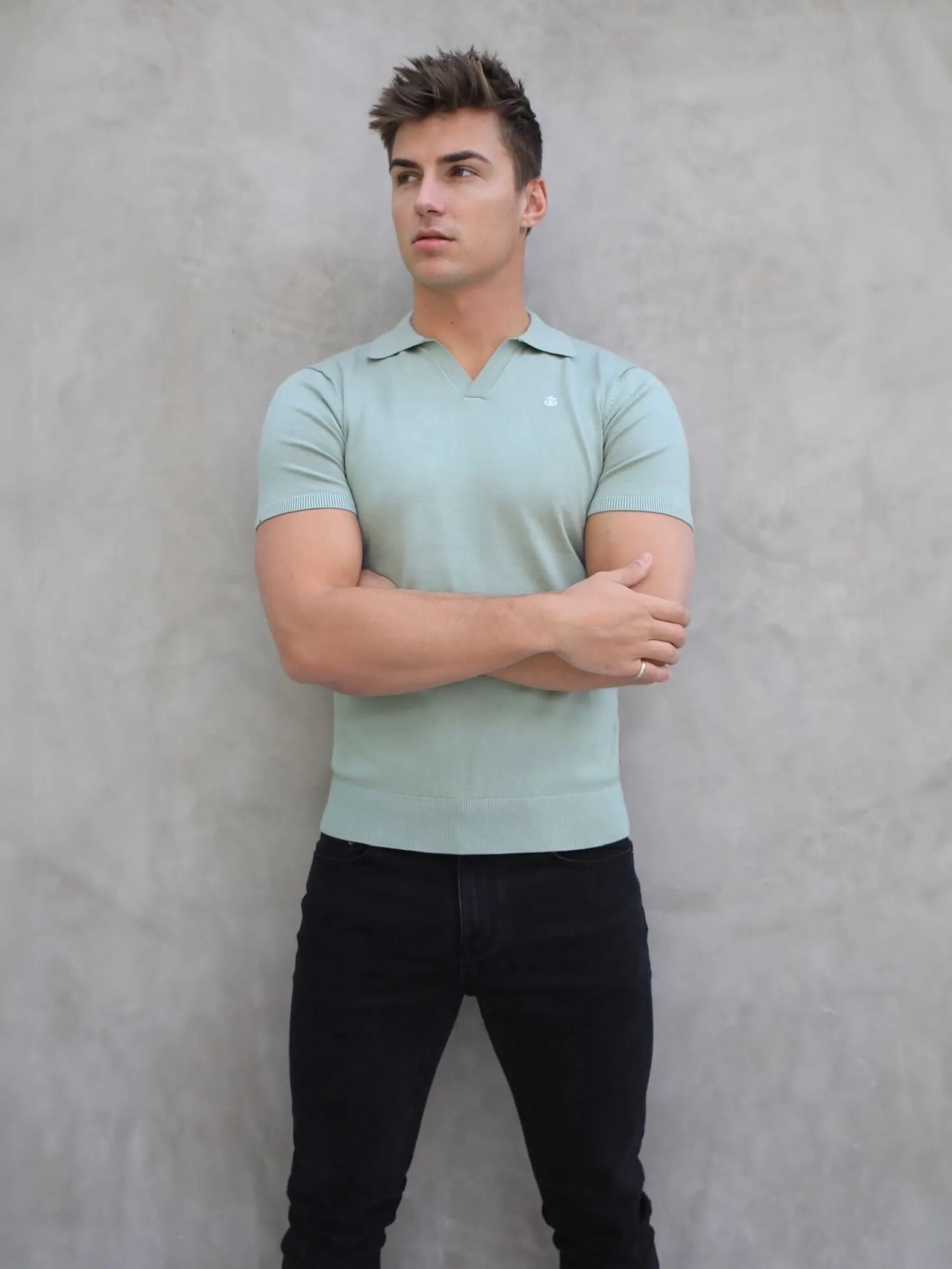 Oakland Polo Shirt - Sage Green