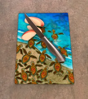 Ocean Bound Turtles Cutting Board