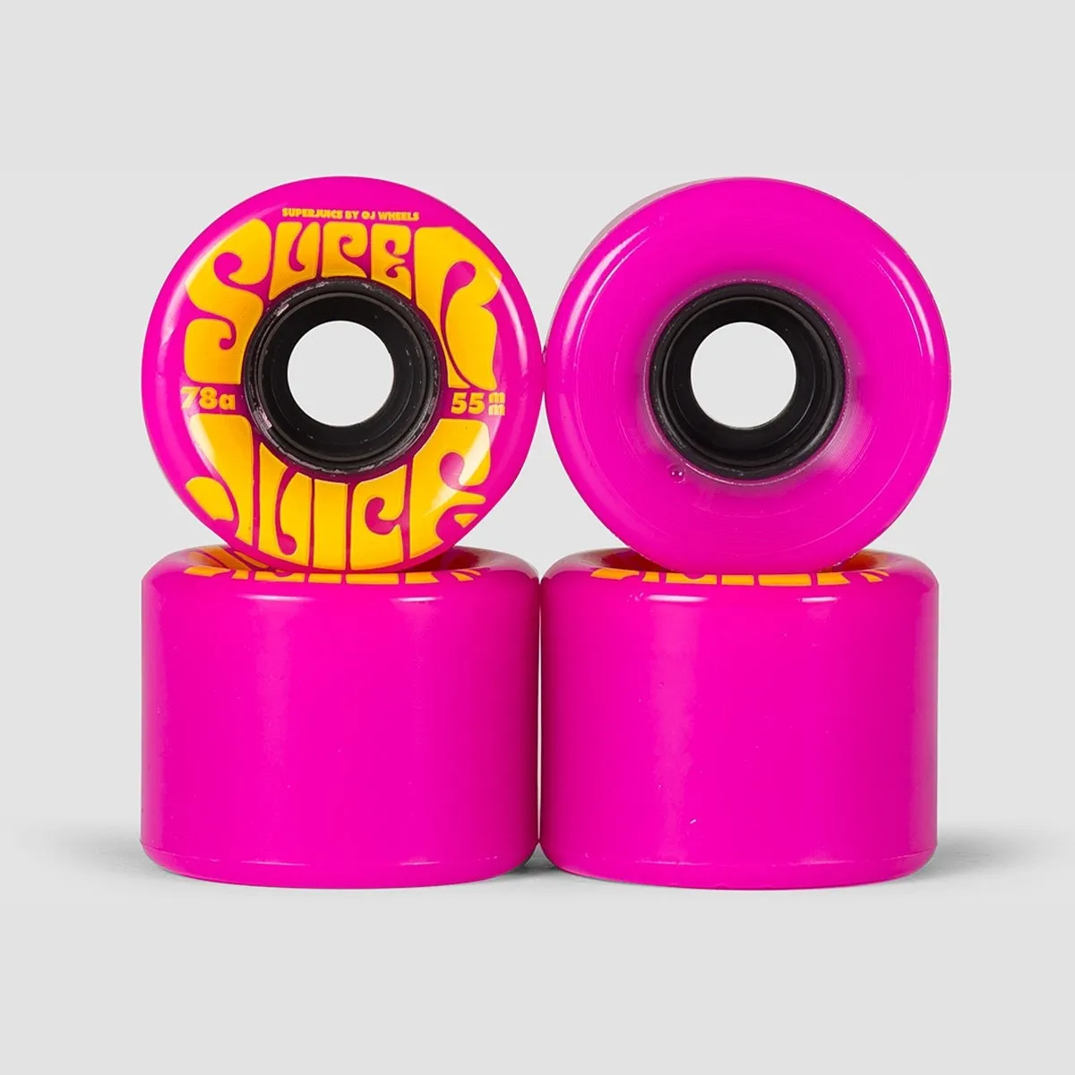 OJ Mini Super Juice 78a Soft Skateboard Wheels Pink 55mm