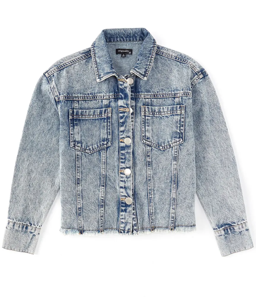 Originality Big Girls 7-16 Classic Rock & Roll Denim Jean Jacket