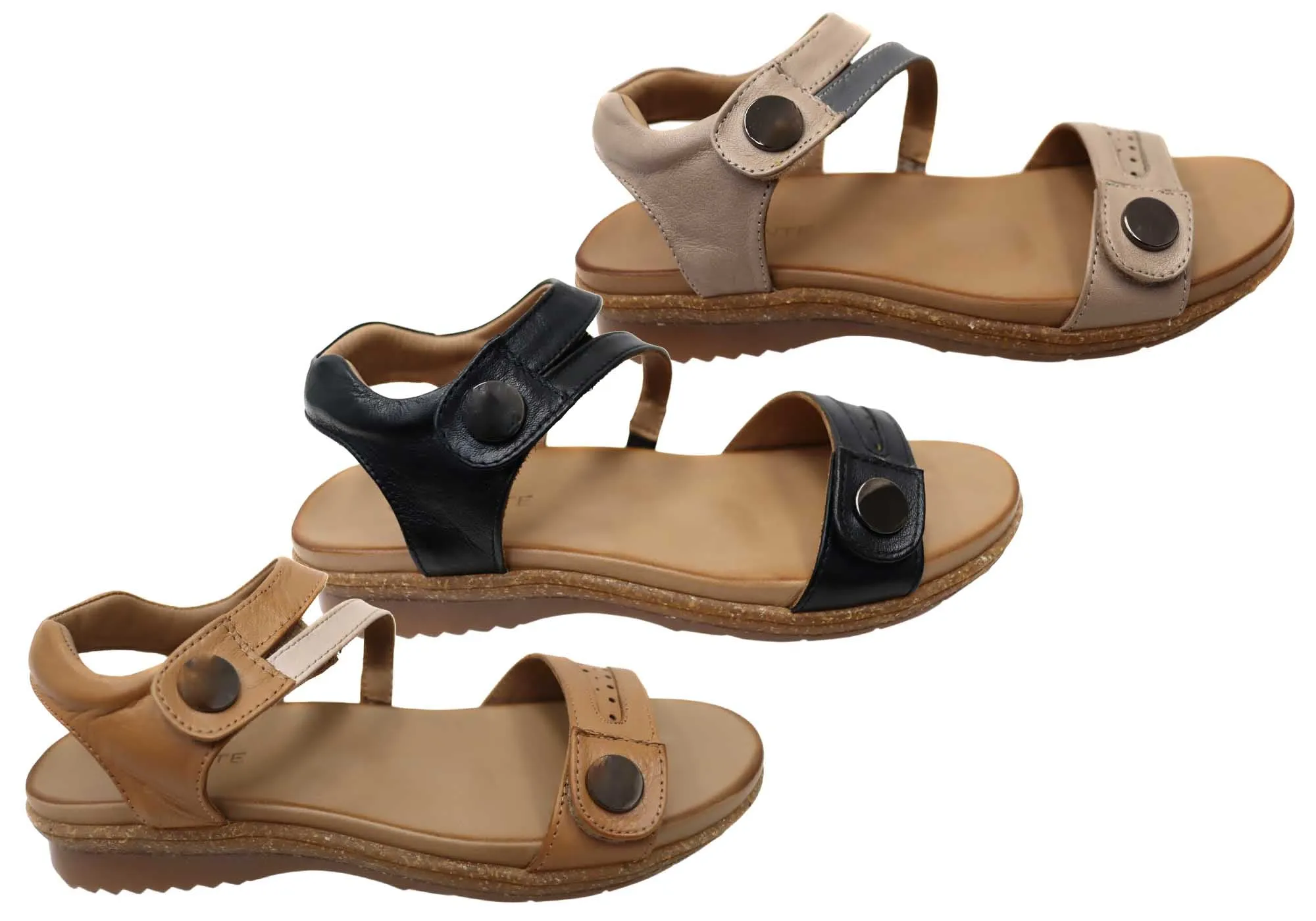 Orizonte Sorrento Womens Comfortable European Leather Sandals