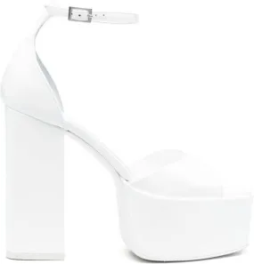 Paris Texas Tatiana 110mm platform sandals White