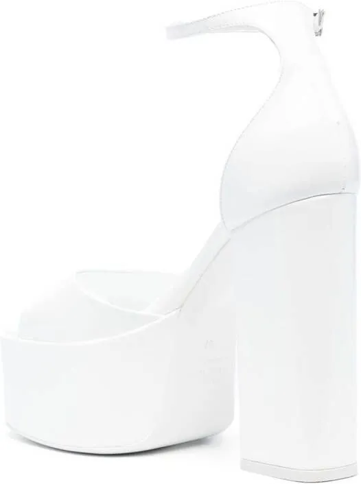 Paris Texas Tatiana 110mm platform sandals White