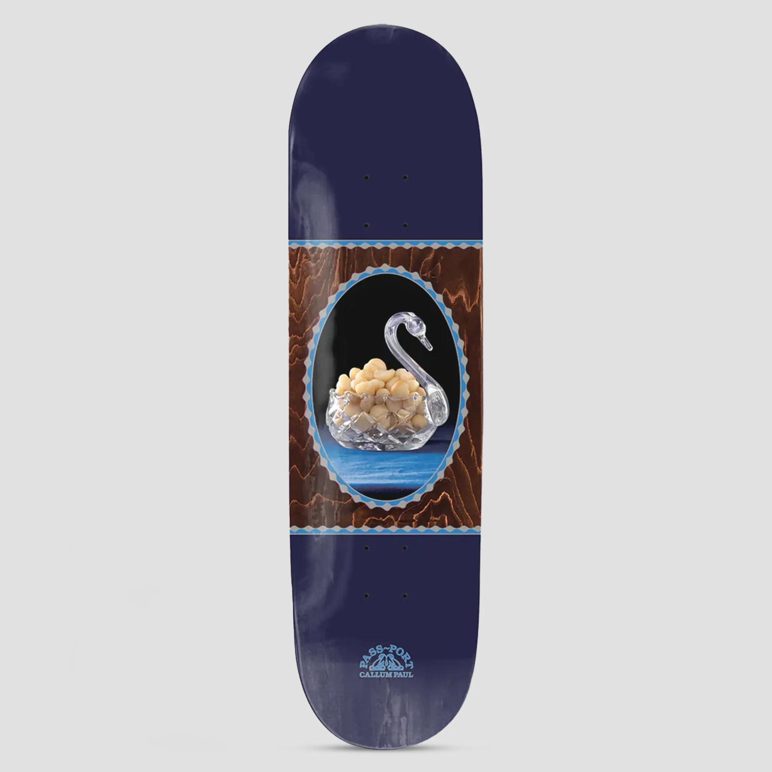 Passport 8.25 Glass Vessel Pro Series Callum Skateboard Deck Blue