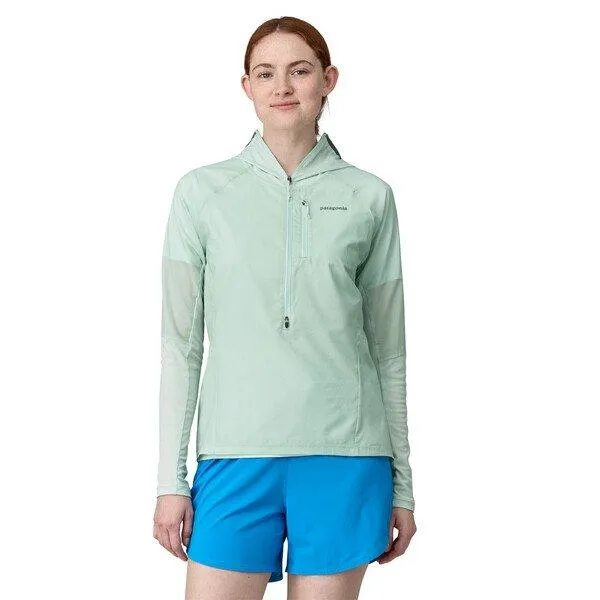 Patagonia Women's Airshed Pro Pullover - Green | George Fisher