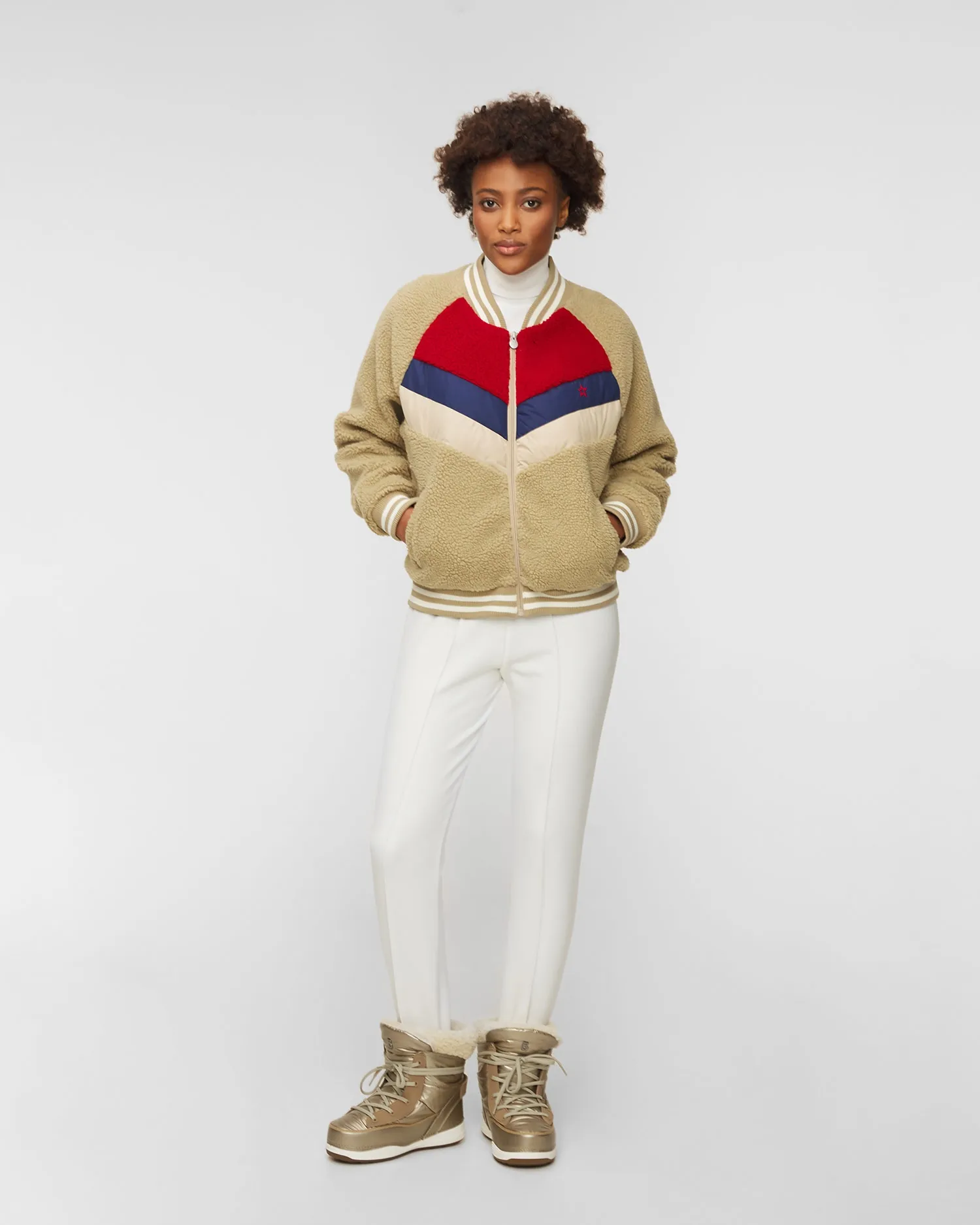 PERFECT MOMENT Multi Fleece jacket W3000447-1811