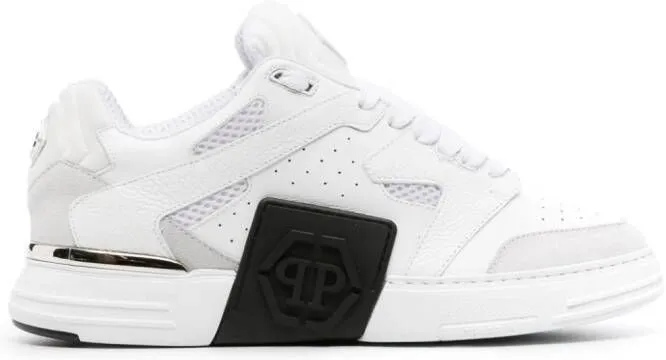 Philipp Plein Phantom Street leather sneakers White