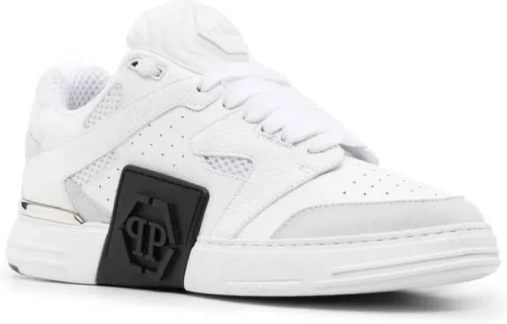 Philipp Plein Phantom Street leather sneakers White