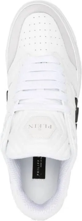 Philipp Plein Phantom Street leather sneakers White