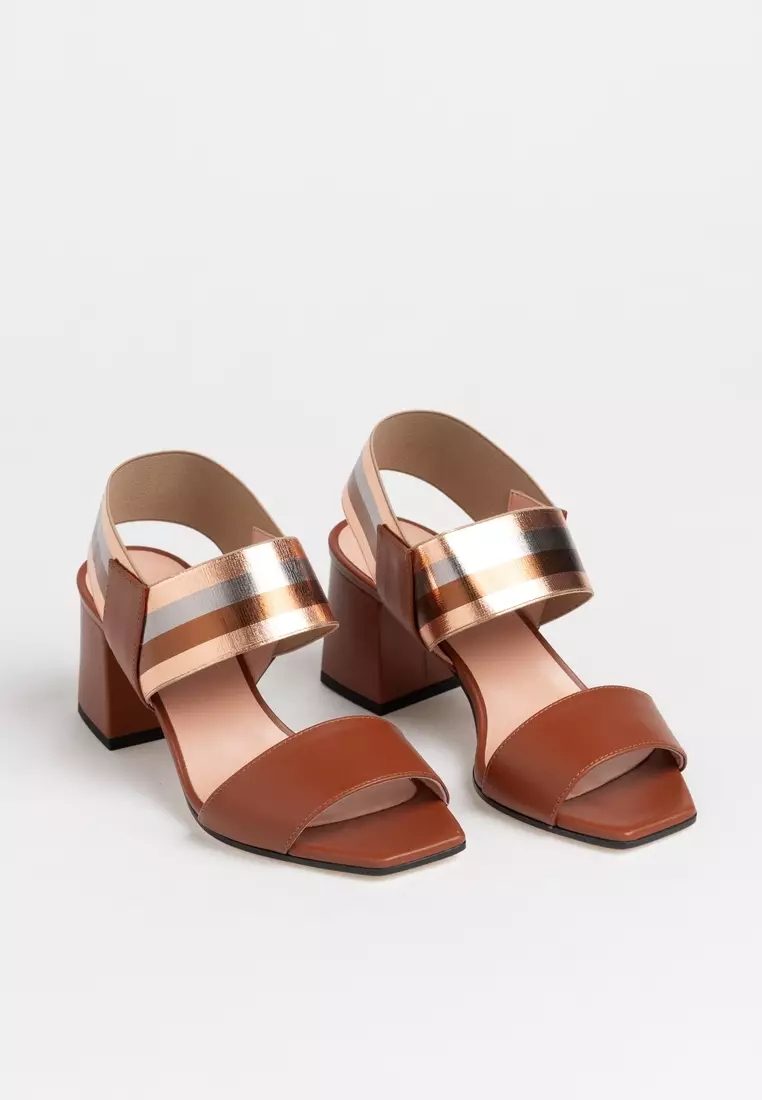 Pollini Pollini Women's Brown Sandals