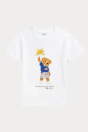 Polo Ralph Lauren Kids 2-7 Ya Kz ocuk Polo Bear T-shirt