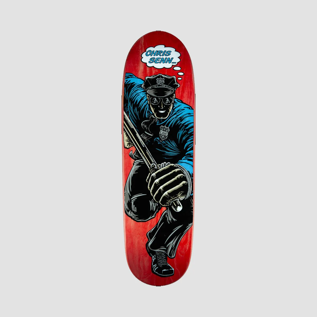 Powell Peralta Chris Senn Cop Reissue 305 Skateboard Deck - 9.13