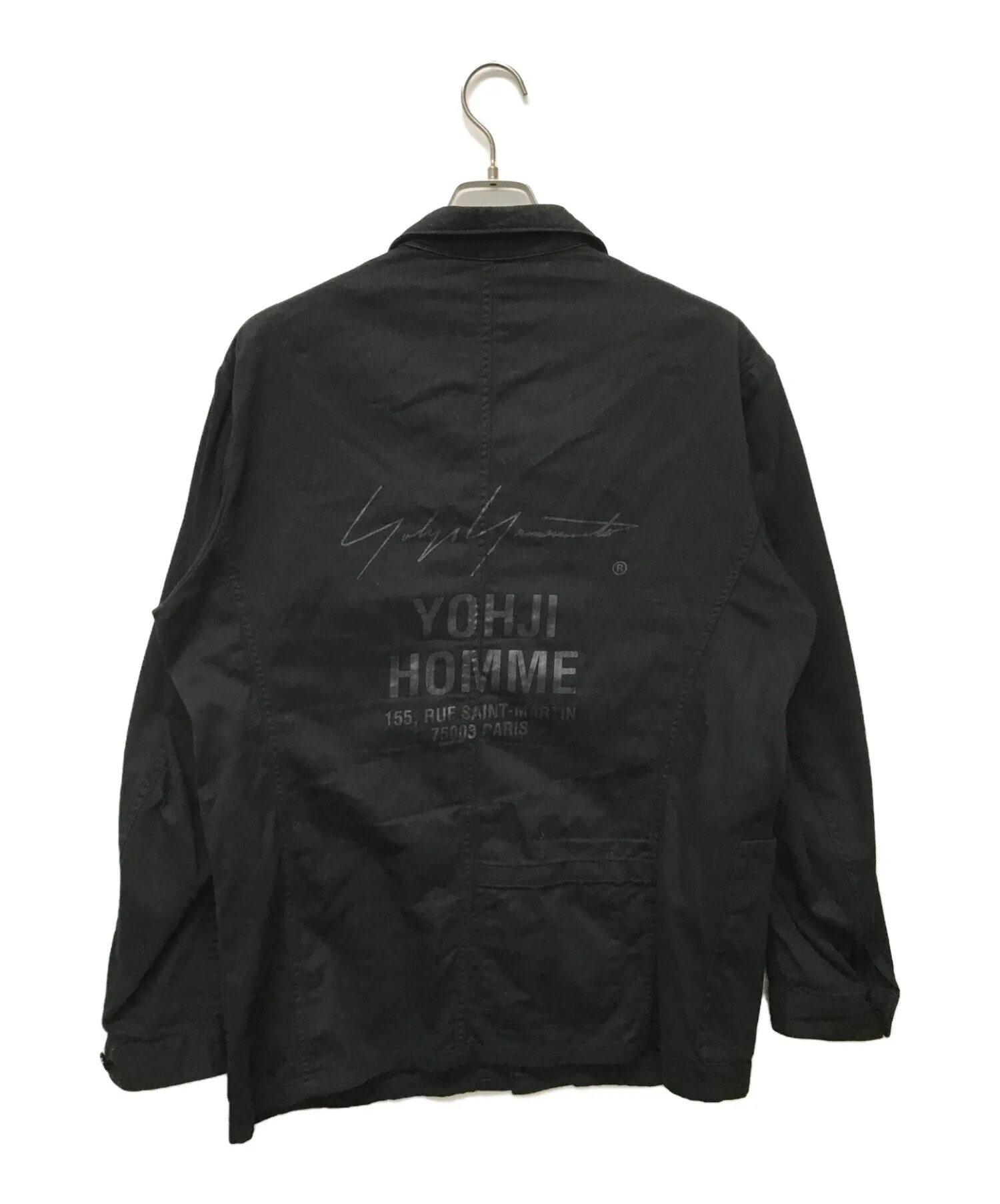 [Pre-owned] Yohji Yamamoto pour homme Staff Print Work Jacket HK-Y99-004