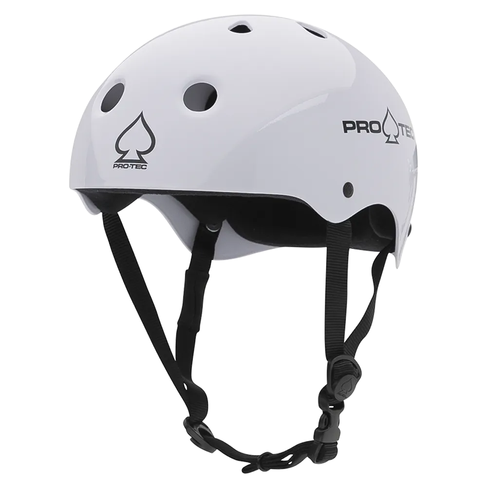 Pro-Tec Classic Skate Helmet - Gloss White