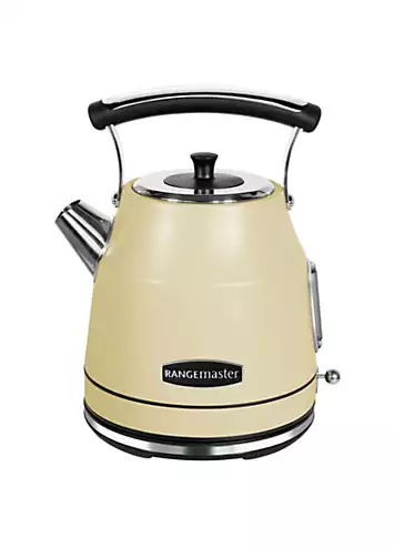 Rangemaster RMCLDK201CM Classic Quiet Boil Kettle 1.7 Litre 3KW - Matt Cream | Kaleidoscope