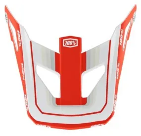 Replacement Visor for 100% Status Helmet Red/White