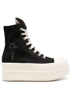 RICK OWENS DRKSHDW - Women Denim Double Bumper Sneakers