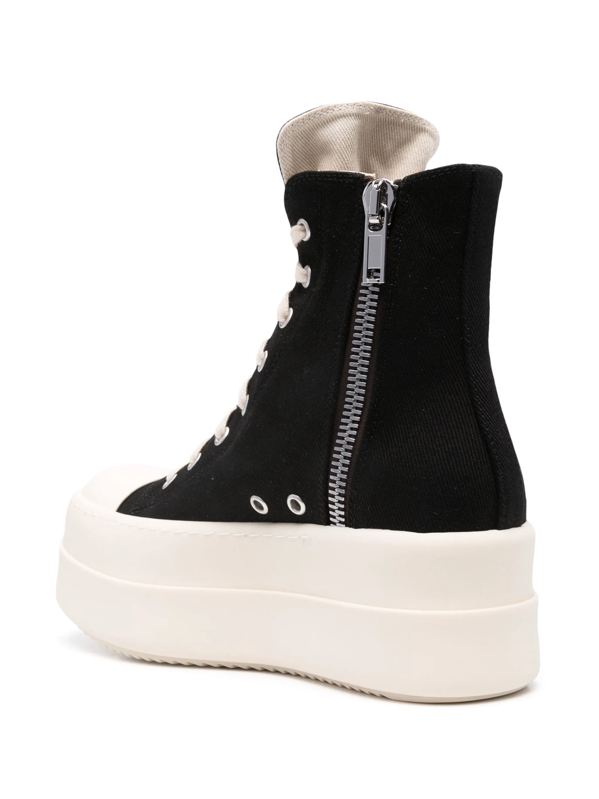 RICK OWENS DRKSHDW - Women Denim Double Bumper Sneakers