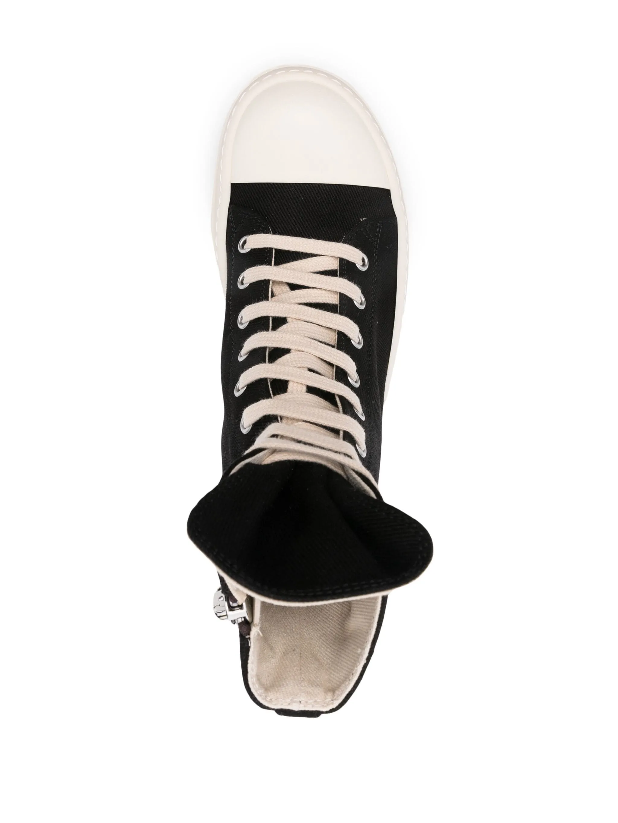 RICK OWENS DRKSHDW - Women Denim Double Bumper Sneakers