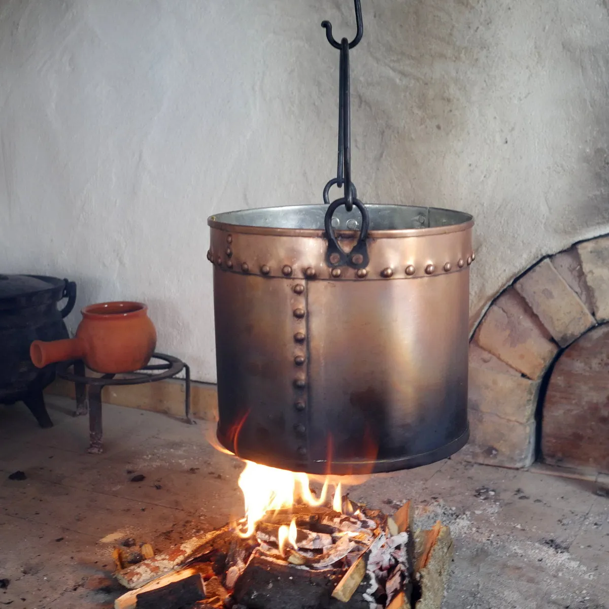 Riveted Copper Kettle