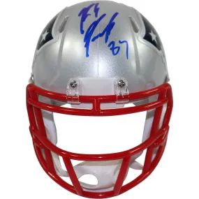 Rob Gronkowski Signed New England Patriots Riddell Speed Mini Helmet