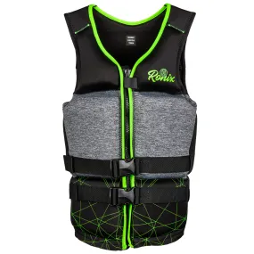 Ronix Driver's Ed Capella 3.0 (Black/Lime) Teen CGA Life Jacket