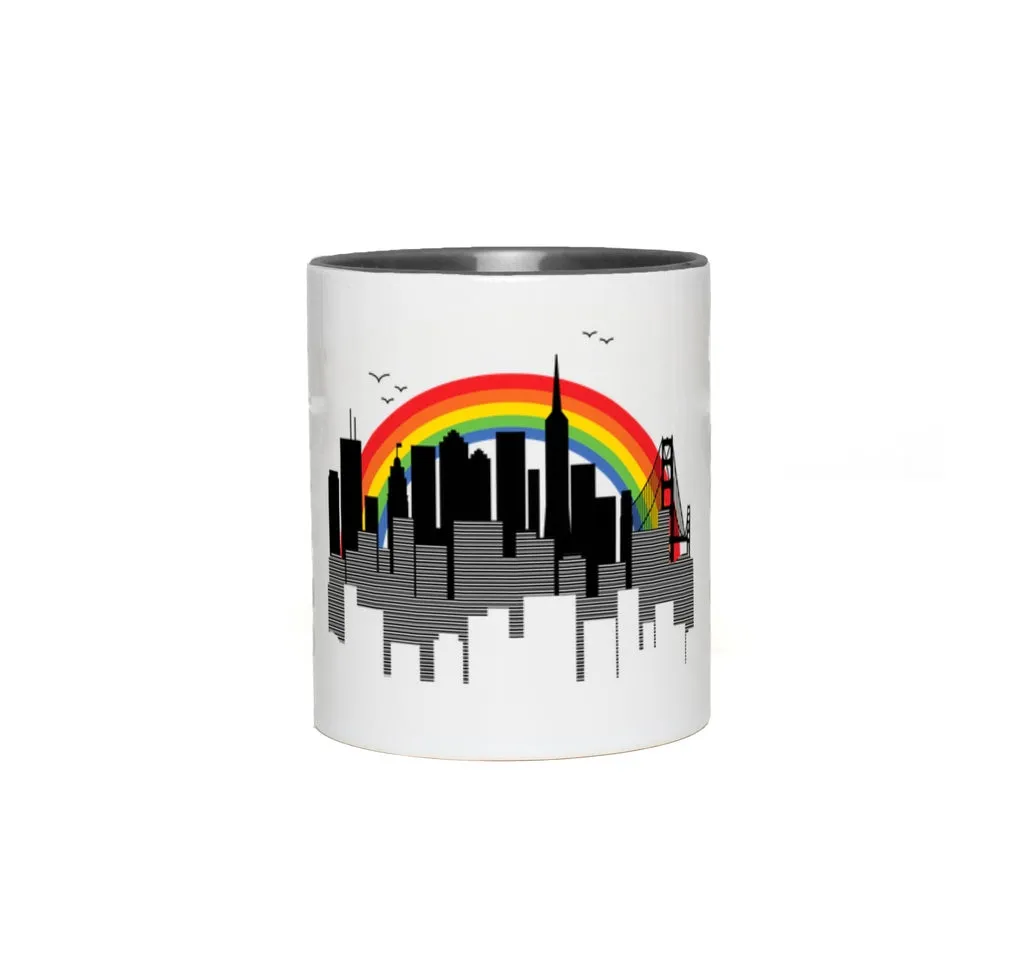 SAN FRANCISCO RAINBOW CITYSCAPE Accent Mug