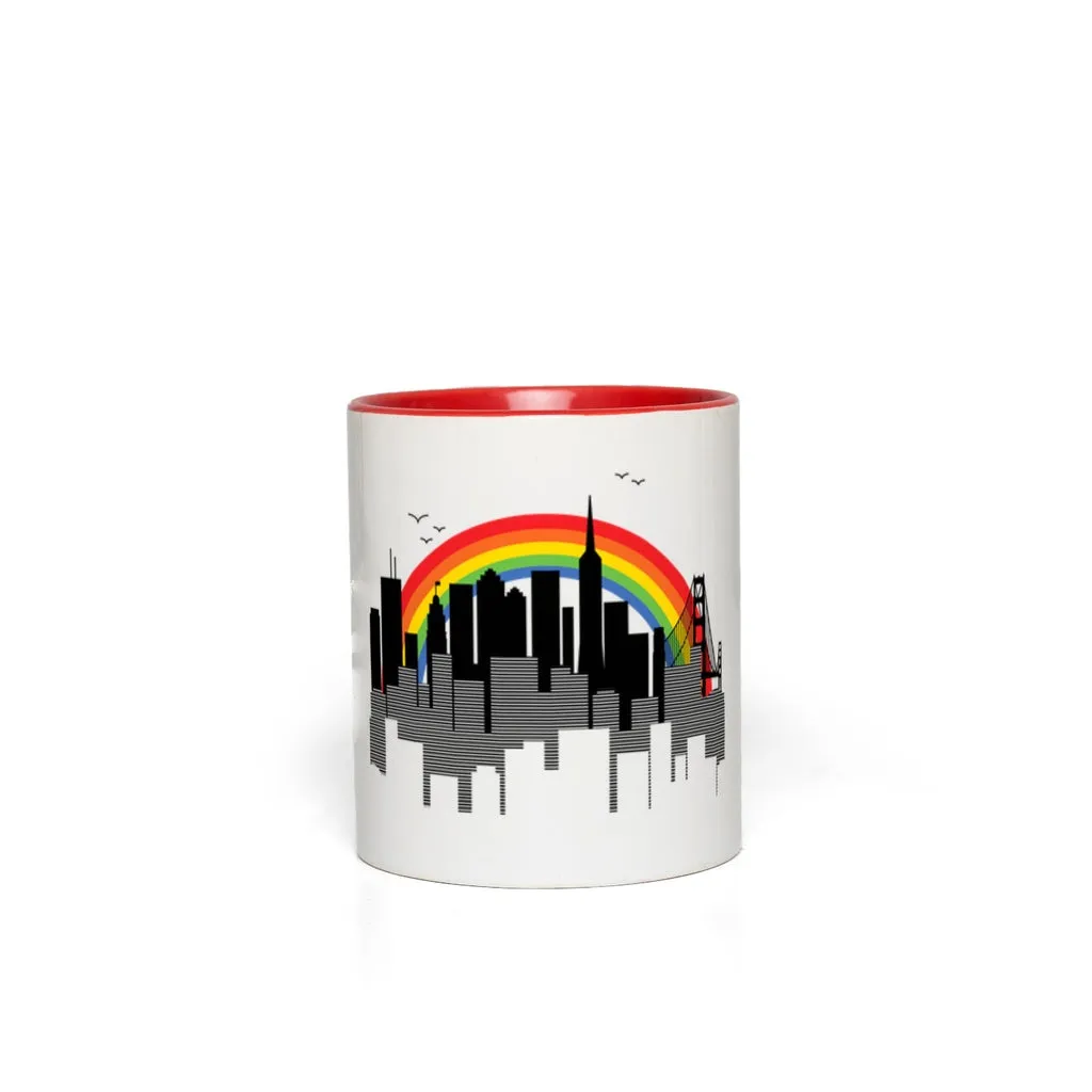 SAN FRANCISCO RAINBOW CITYSCAPE Accent Mug