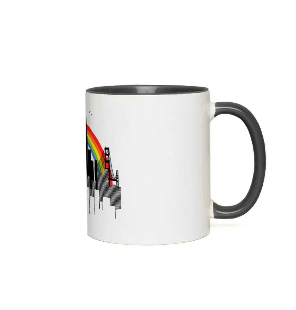 SAN FRANCISCO RAINBOW CITYSCAPE Accent Mug