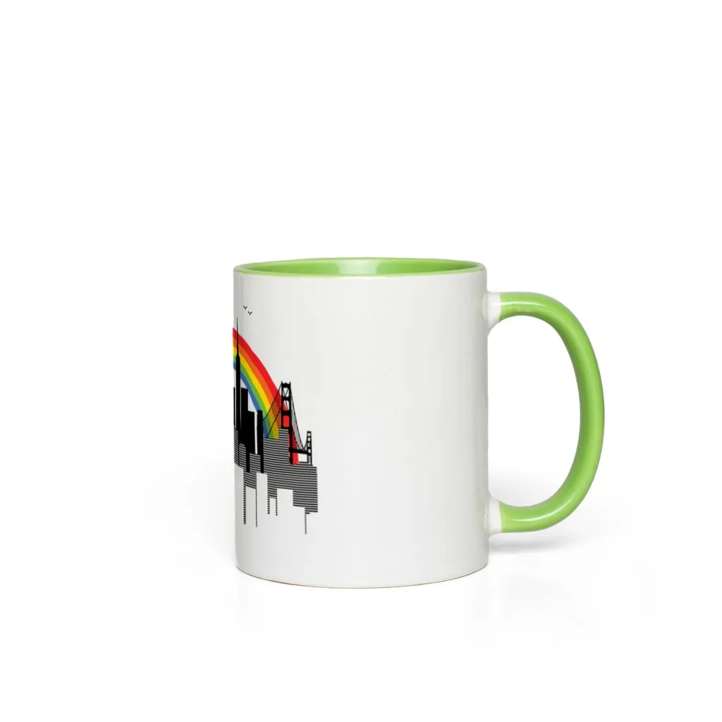 SAN FRANCISCO RAINBOW CITYSCAPE Accent Mug