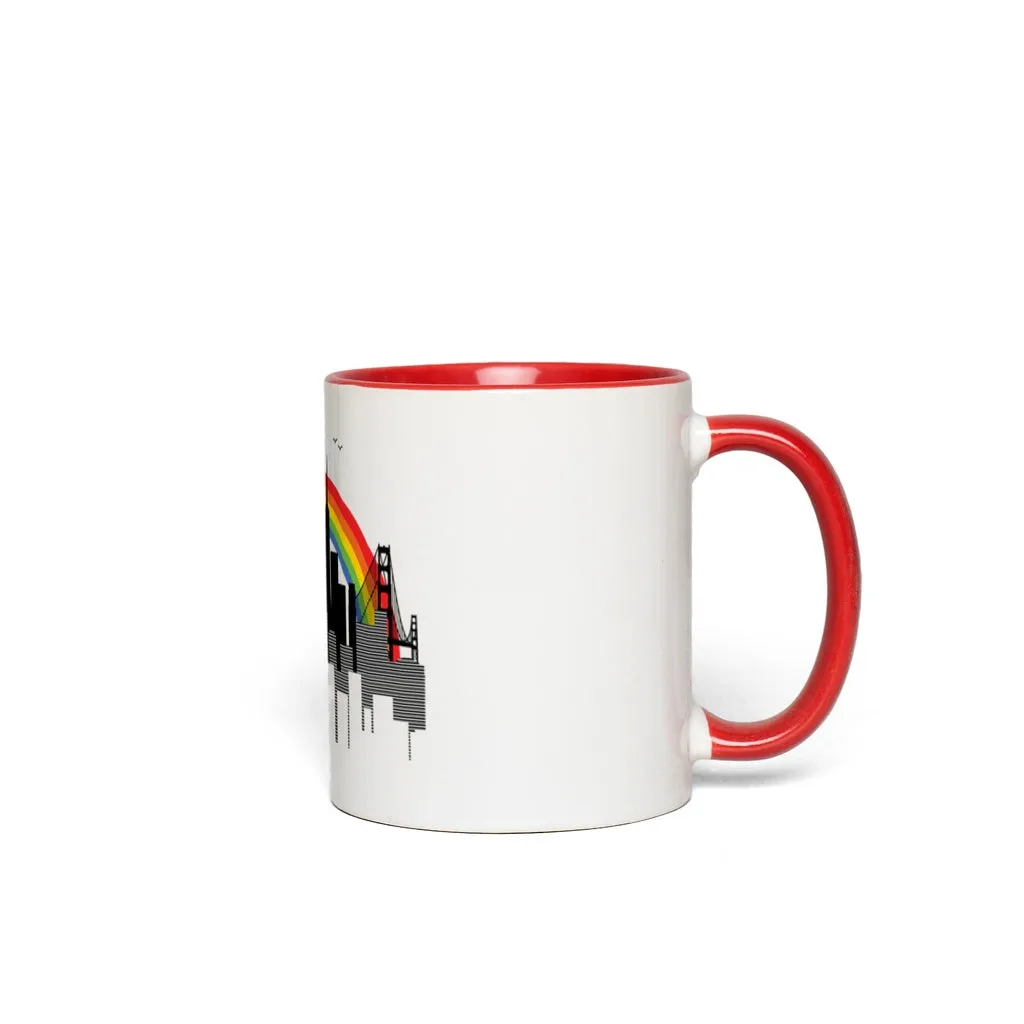 SAN FRANCISCO RAINBOW CITYSCAPE Accent Mug