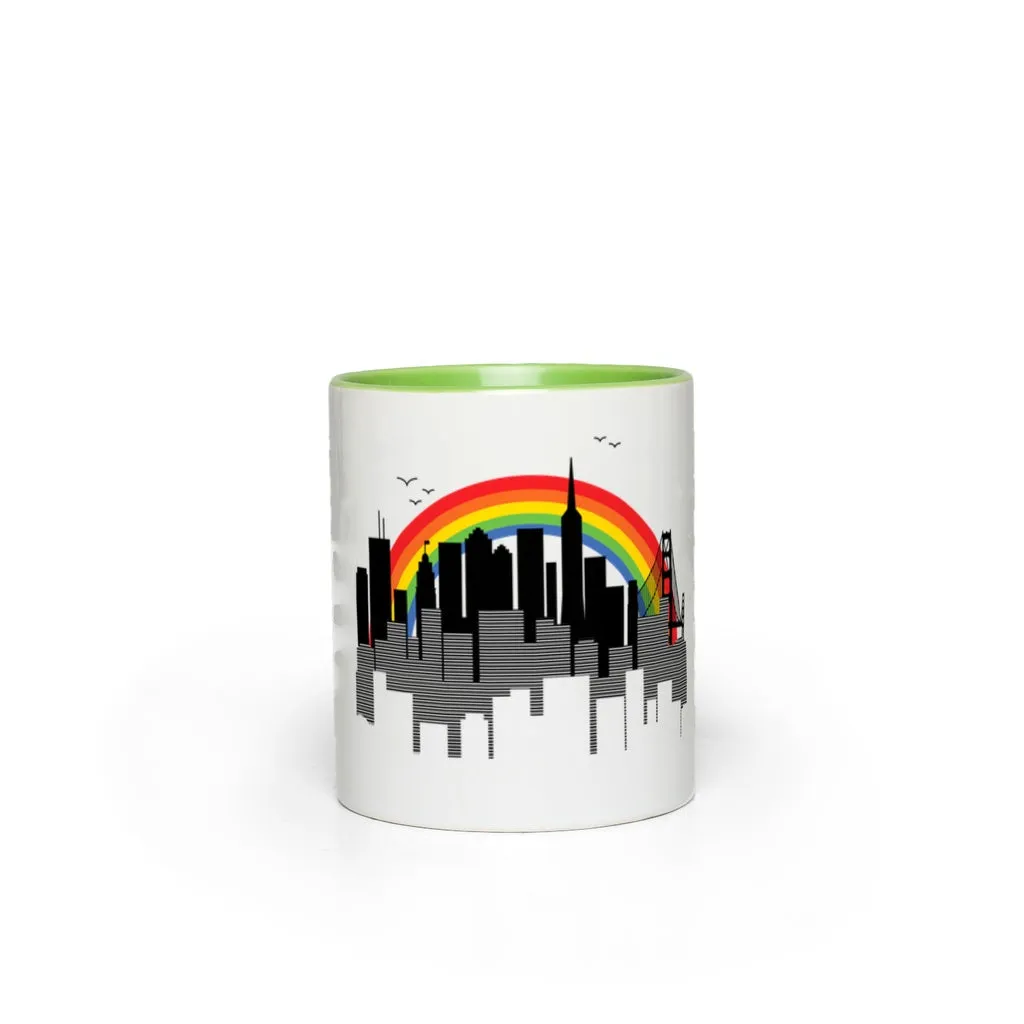 SAN FRANCISCO RAINBOW CITYSCAPE Accent Mug