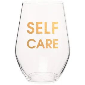 Self Care Wine Glass