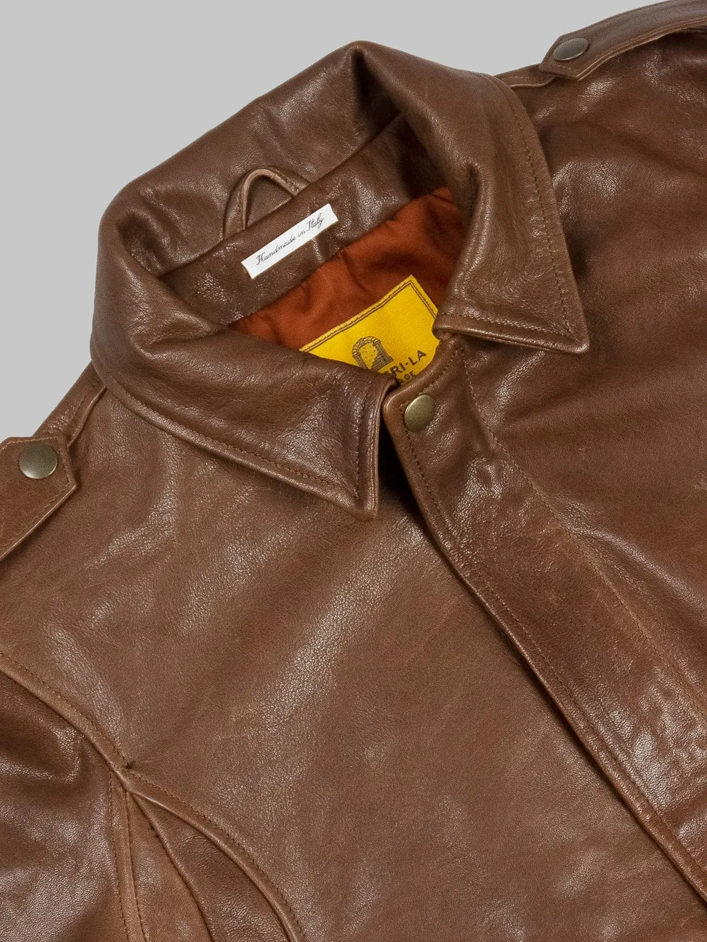 Shangri-La Heritage Don Gentile A-2 Seal Brown Flight Jacket