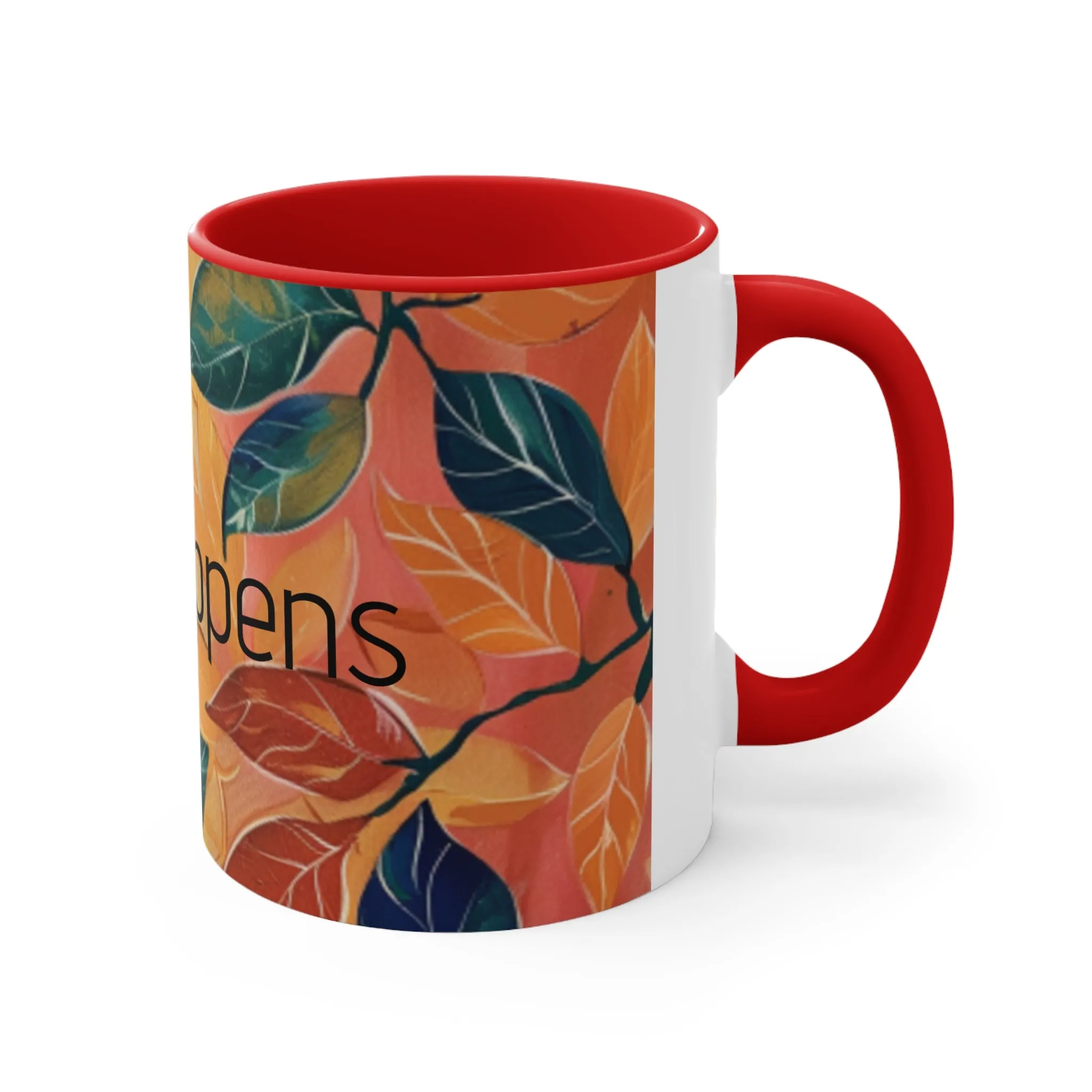 Sip Happens Accent Coffee Mug, 11oz