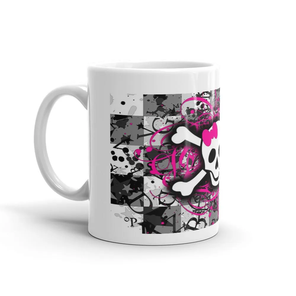 Skull n Bones Checkered Mug