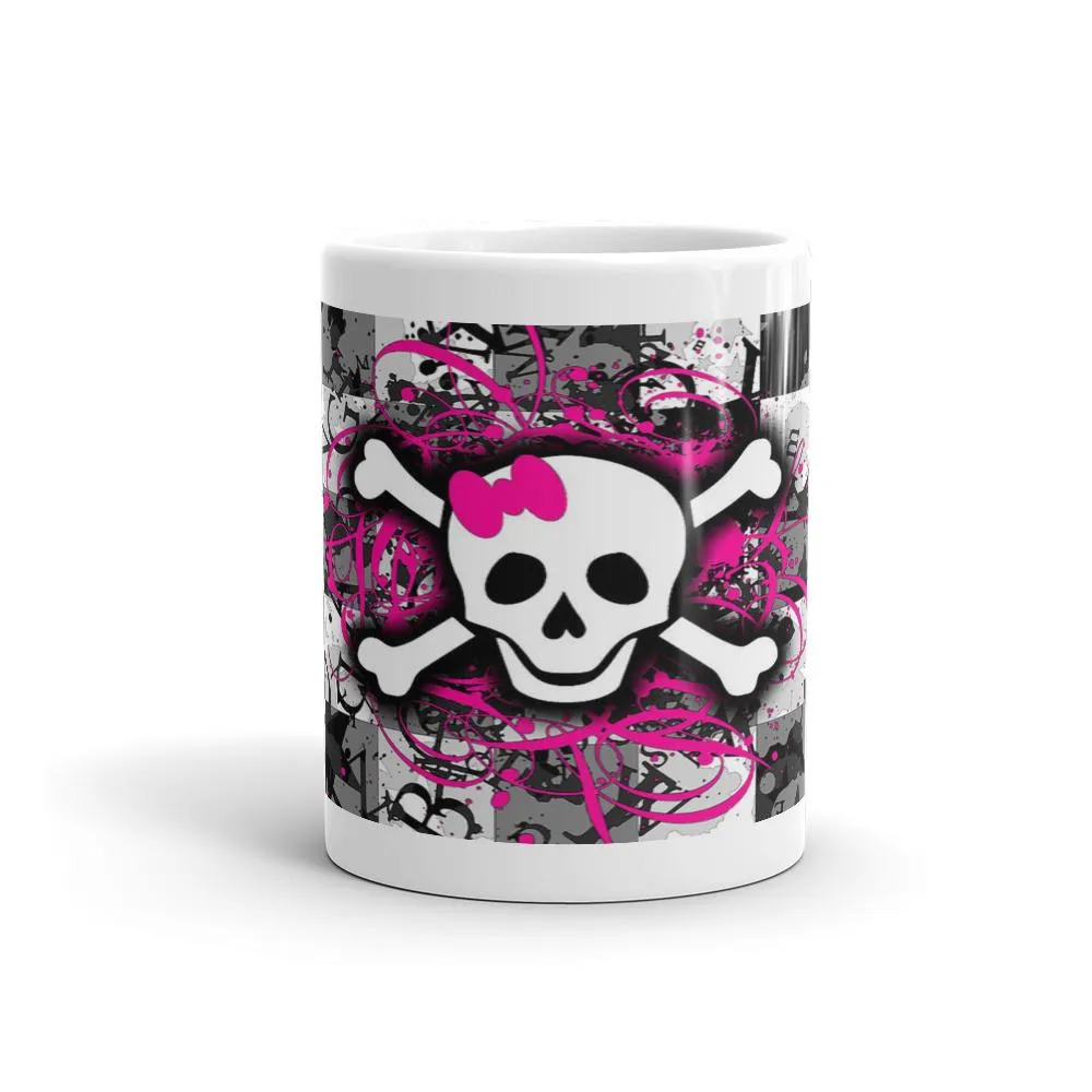 Skull n Bones Checkered Mug