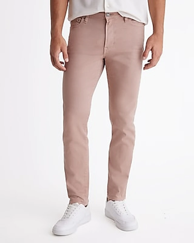 Slim Dusty Pink Hyper Stretch Jeans