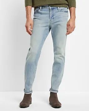 Slim Light Wash Stretch Jeans